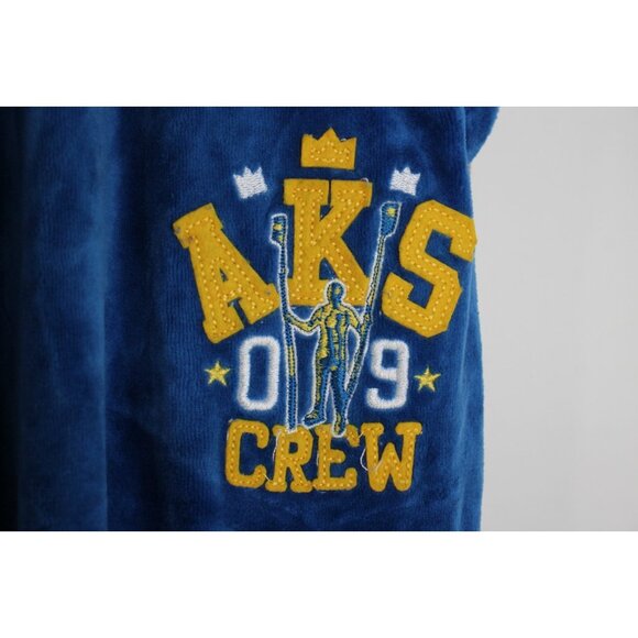 Vintage Akademiks AKDMKS Mens 3XL 34 x 31 Y2K Velour HipHop Pants O953 - Picture 4 of 7